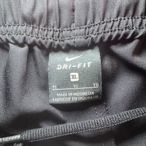 Nike Dri-Fit Lined Windbreaker Track Pants Men's XL Black Athleticwear Training - Picture 5 of 5